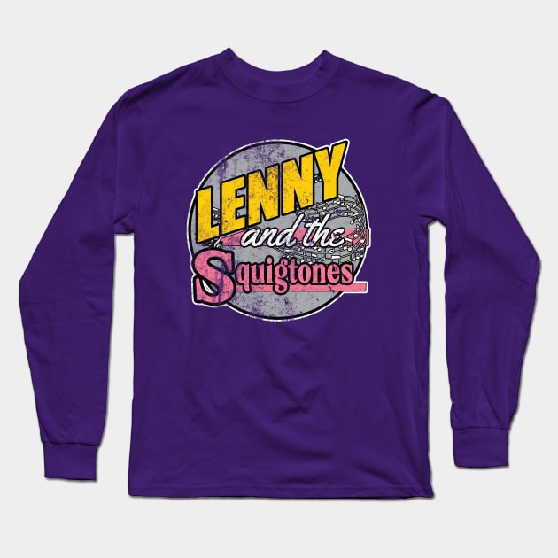 Lenny and the Squigtones, distressed Long Sleeve T-Shirt by MonkeyKing